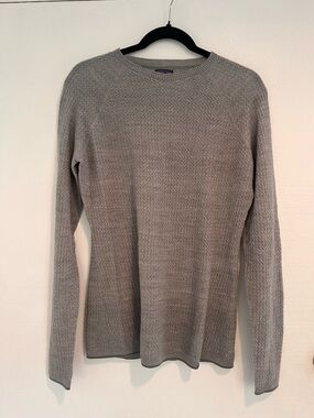 Patagonia Capilene Air Crew Long Sleeve - Light Gray